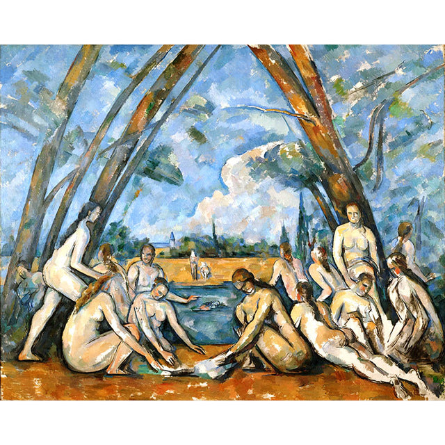 The Bathers by Paul Cezanne - Van-Go Paint-By-Number Kit