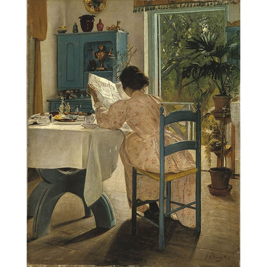 At Breakfast by Laurits Andersen Ring - Van-Go Paint-By-Number Kit (F122)