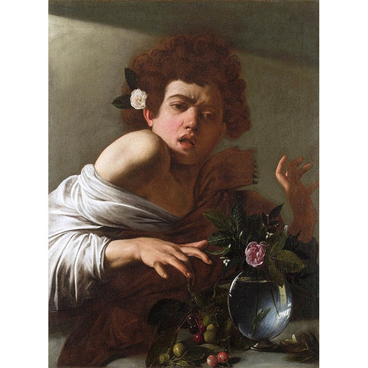 Boy Bitten by a Lizard by Caravaggio - Van-Go Paint-By-Number Kit (F85)