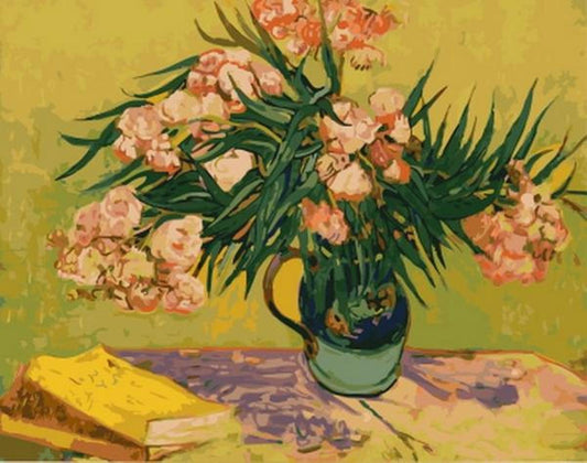 Oleanders by Vincent van Gogh - Van-Go Paint-By-Number Kit