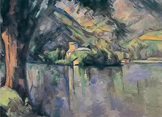 Lake Annecy by Paul Cezanne - Van-Go Paint-By-Number Kit