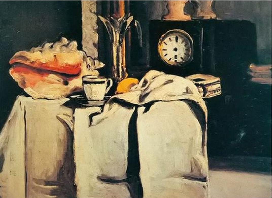 The Black Marble Clock by Paul Cezanne - Van-Go Paint-By-Number Kit