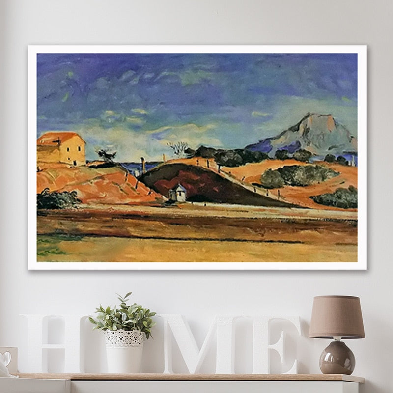 The Railway Cutting by Paul Cezanne - Van-Go Paint-By-Number Kit