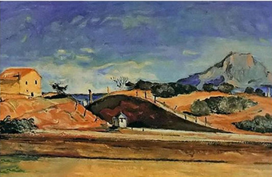 The Railway Cutting by Paul Cezanne - Van-Go Paint-By-Number Kit