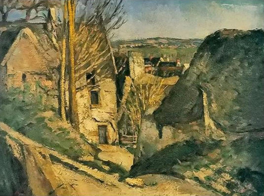 The Hanged Man's House in Auvers by Paul Cezanne - Van-Go Paint-By-Number Kit