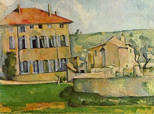 House and Farm at Jas de Bouffan by Paul Cezanne - Van-Go Paint-By-Number Kit