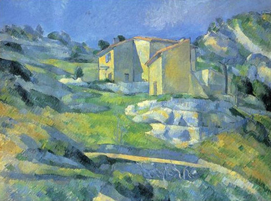 Houses at the L'estaque by Paul Cezanne - Van-Go Paint-By-Number Kit