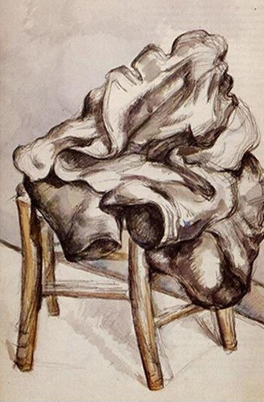 Jacket on a Chair by Paul Cezanne - Van-Go Paint-By-Number Kit