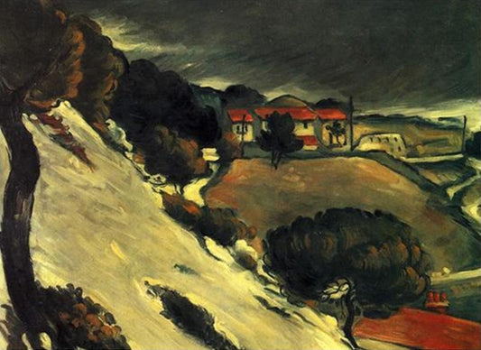 L'Estaque, Melting Snow by Paul Cezanne - Van-Go Paint-By-Number Kit