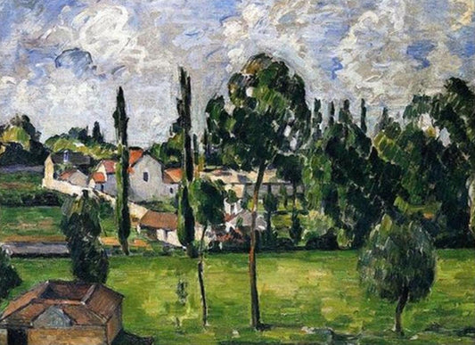 Landscape with Waterline by Paul Cezanne - Van-Go Paint-By-Number Kit