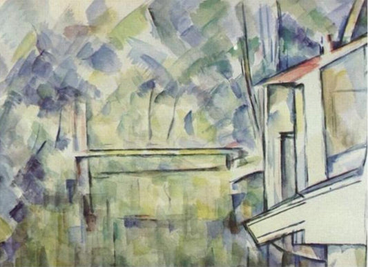 Mill on the River by Paul Cezanne - Van-Go Paint-By-Number Kit