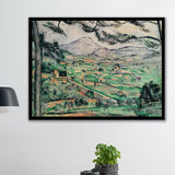 Mont Sainte-Victoire with Large Pine by Paul Cezanne - Van-Go Paint-By-Number Kit