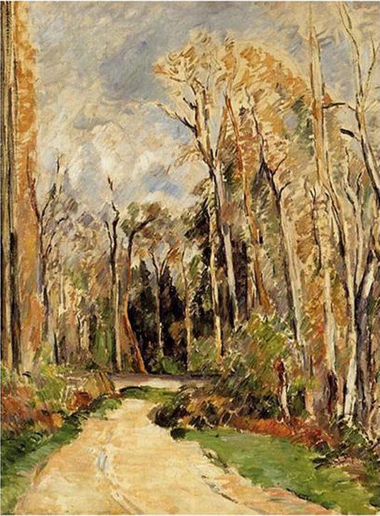 Path at the Entrance to the Forest by Paul Cezanne - Van-Go Paint-By-Number Kit