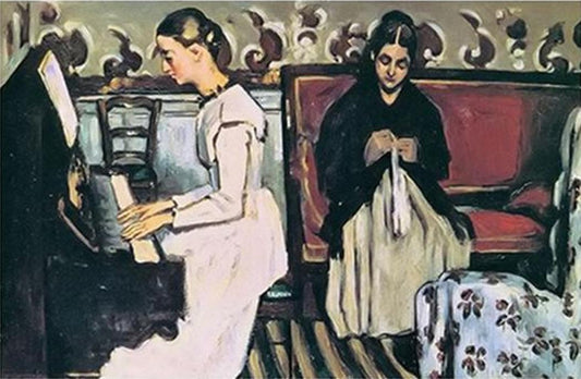 Girl at the Piano by Paul Cezanne - Van-Go Paint-By-Number Kit