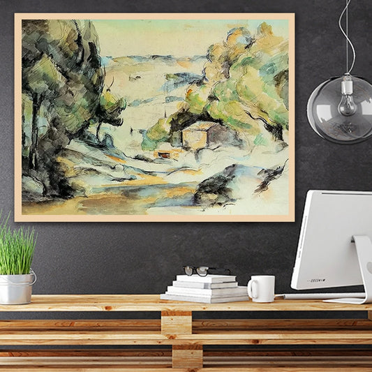 Landscape in the Provence by Paul Cezanne - Van-Go Paint-By-Number Kit