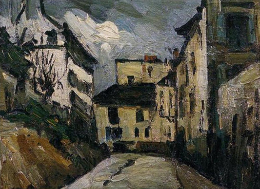 Rue des Saules Montmartre by Paul Cezanne - Van-Go Paint-By-Number Kit