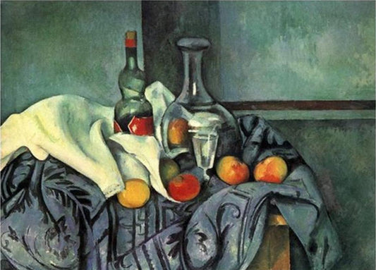 Still Life Peppermint Bottle by Paul Cezanne - Van-Go Paint-By-Number Kit