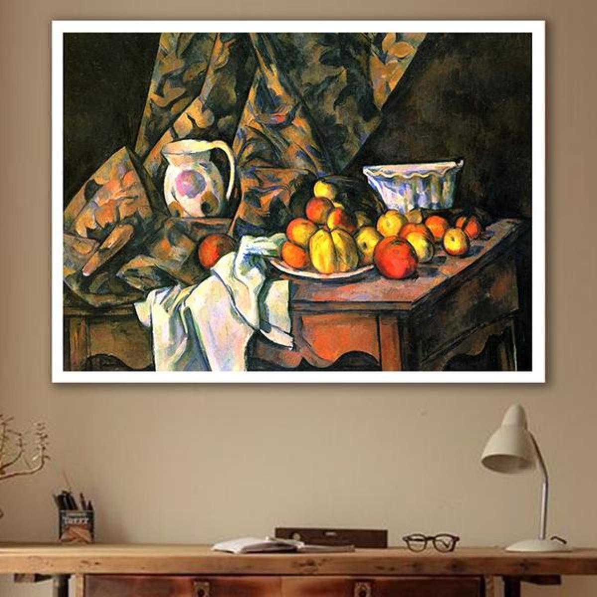 Still Life with Flower Holder by Paul Cezanne - Van-Go Paint-By-Number Kit