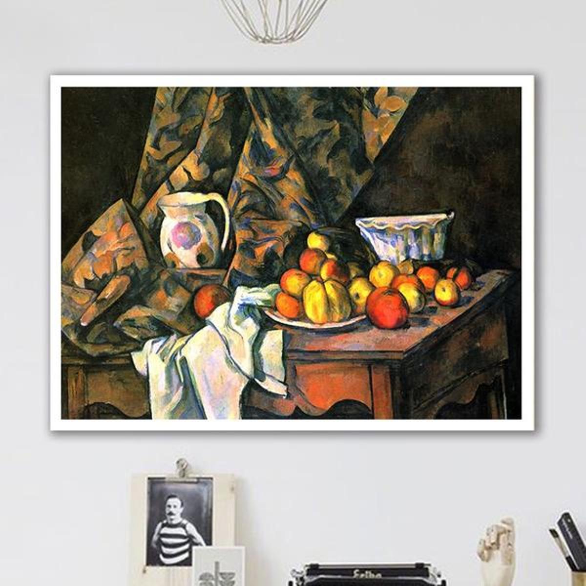 Still Life with Flower Holder by Paul Cezanne - Van-Go Paint-By-Number Kit