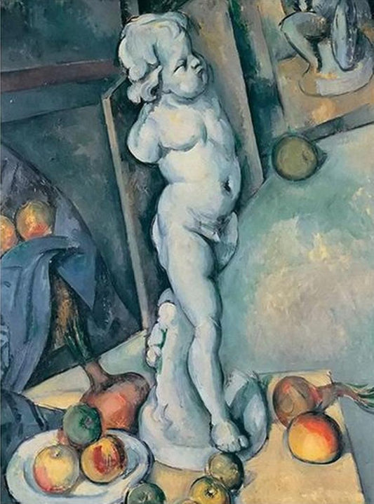 Still Life with Plaster Cupid by Paul Cezanne - Van-Go Paint-By-Number Kit