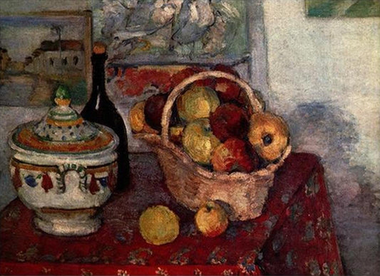 Still Life with Soup Tureen by Paul Cezanne - Van-Go Paint-By-Number Kit