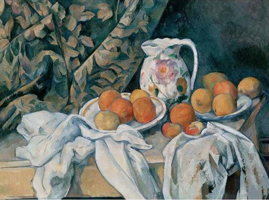 Table, Pitcher And Fruit by Paul Cezanne - Van-Go Paint-By-Number Kit