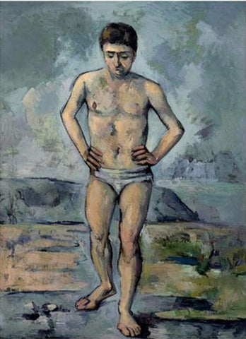 The Bather by Paul Cezanne - Van-Go Paint-By-Number Kit