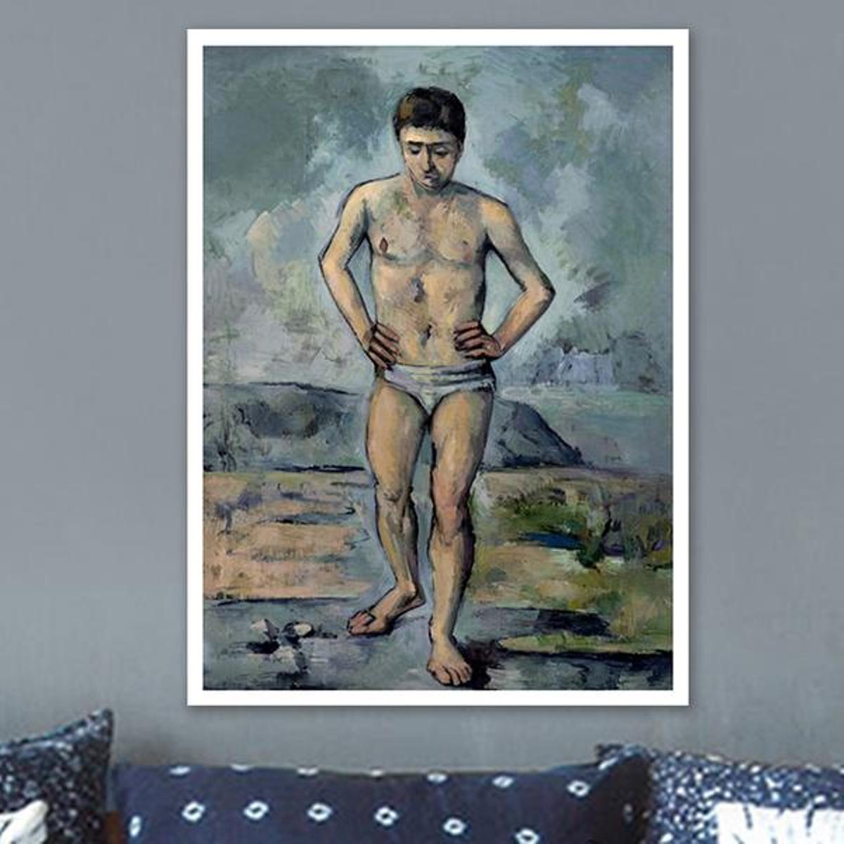 The Bather by Paul Cezanne - Van-Go Paint-By-Number Kit