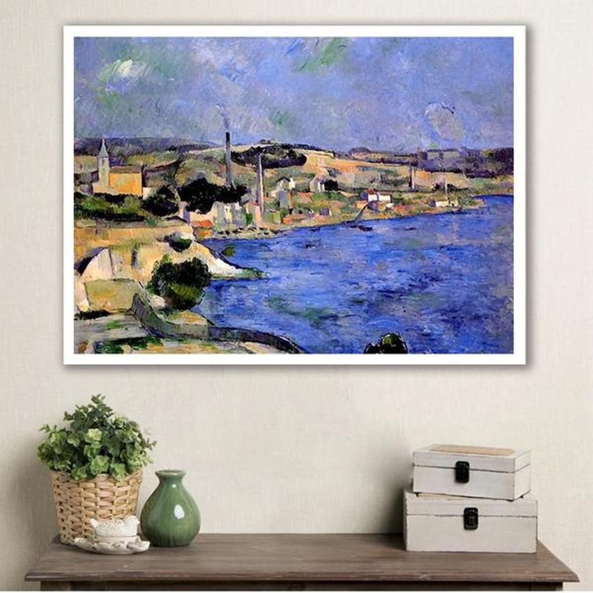 The Bay of L'estaque and Saint Henri by Paul Cezanne - Van-Go Paint-By-Number Kit