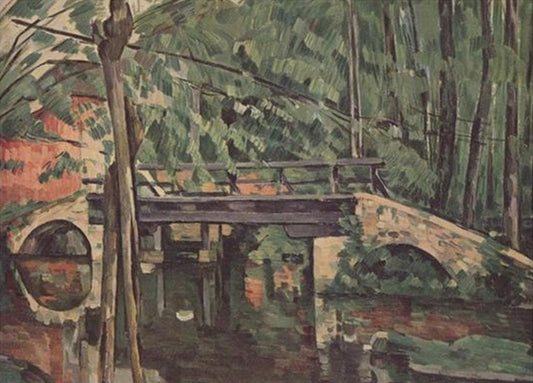 The Bridge at Maincy by Paul Cezanne - Van-Go Paint-By-Number Kit