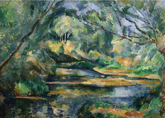 The Brook by Paul Cezanne - Van-Go Paint-By-Number Kit