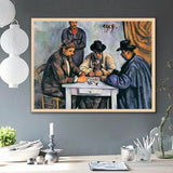 The Card Players by Paul Cezanne - Van-Go Paint-By-Number Kit