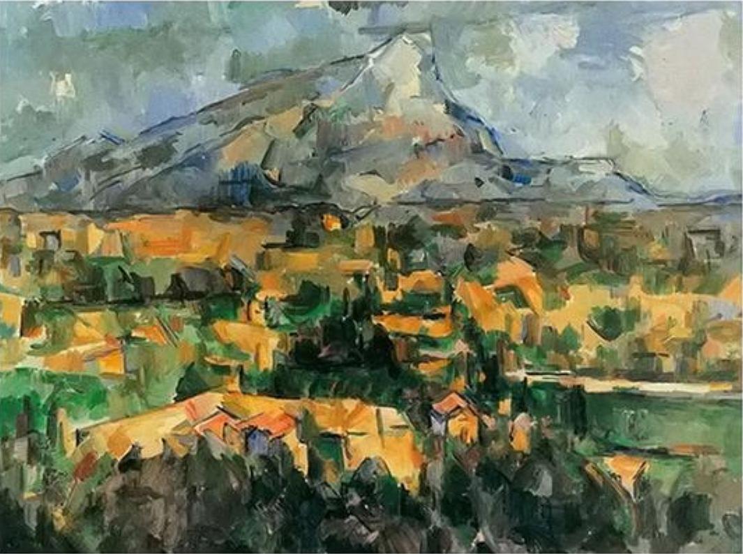 Mont Sainte-Victoire by Paul Cezanne - Van-Go Paint-By-Number Kit