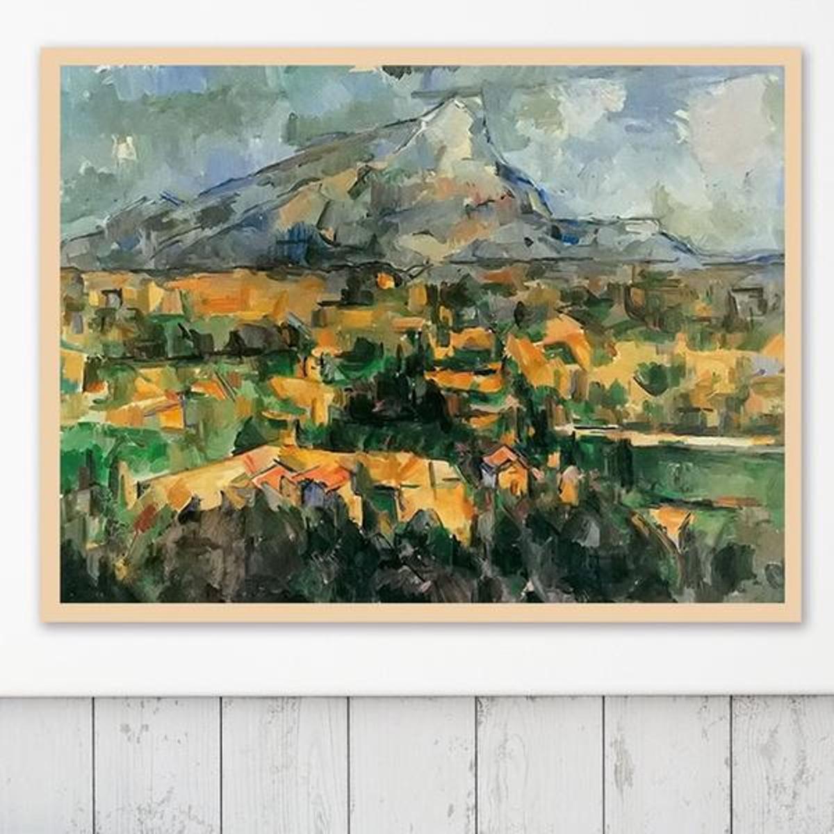 Mont Sainte-Victoire by Paul Cezanne - Van-Go Paint-By-Number Kit