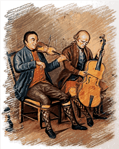 Cello Collection (36) - Violinist and Cellist - Van-Go Paint-By-Number Kit